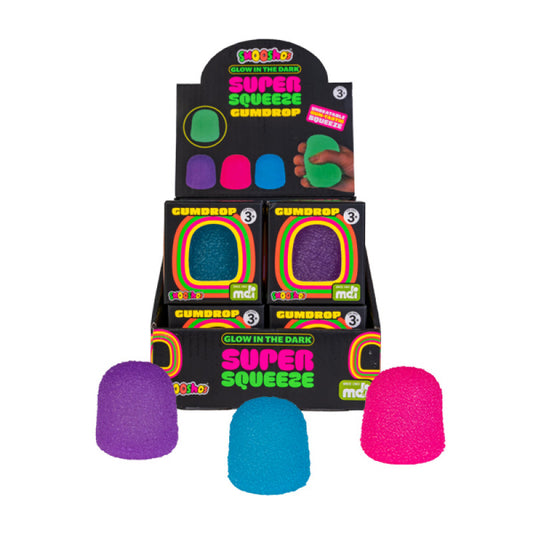 Smoosho's Super Squeeze Glow in the Dark Gumdrop