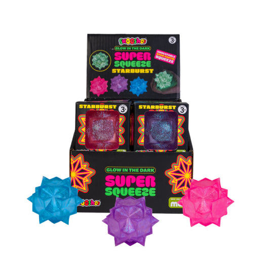 Smoosho's Glow in the Dark Starburst Super Squeeze