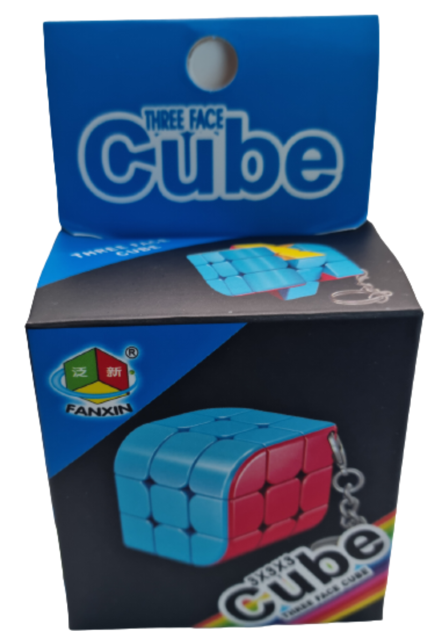 3 Face Cube Keyring