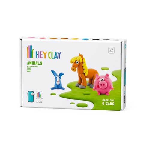 Hey Clay Animals Medium (6 can set)