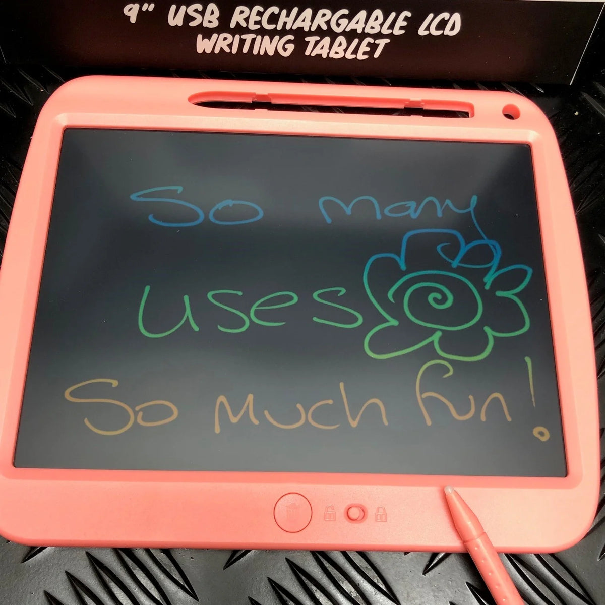 LCD Board in Blue or Pink (9&quot; with USB charging)