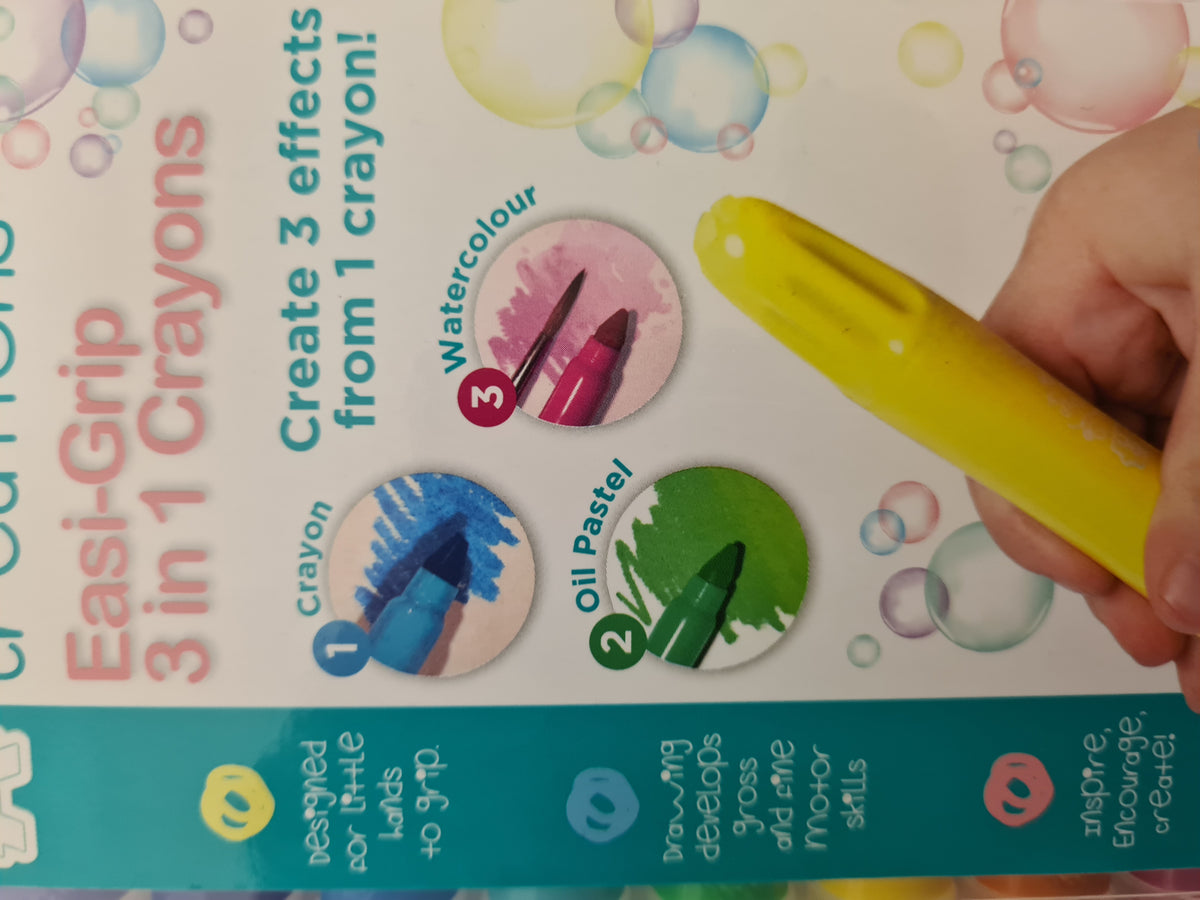 Easy Grip Crayons