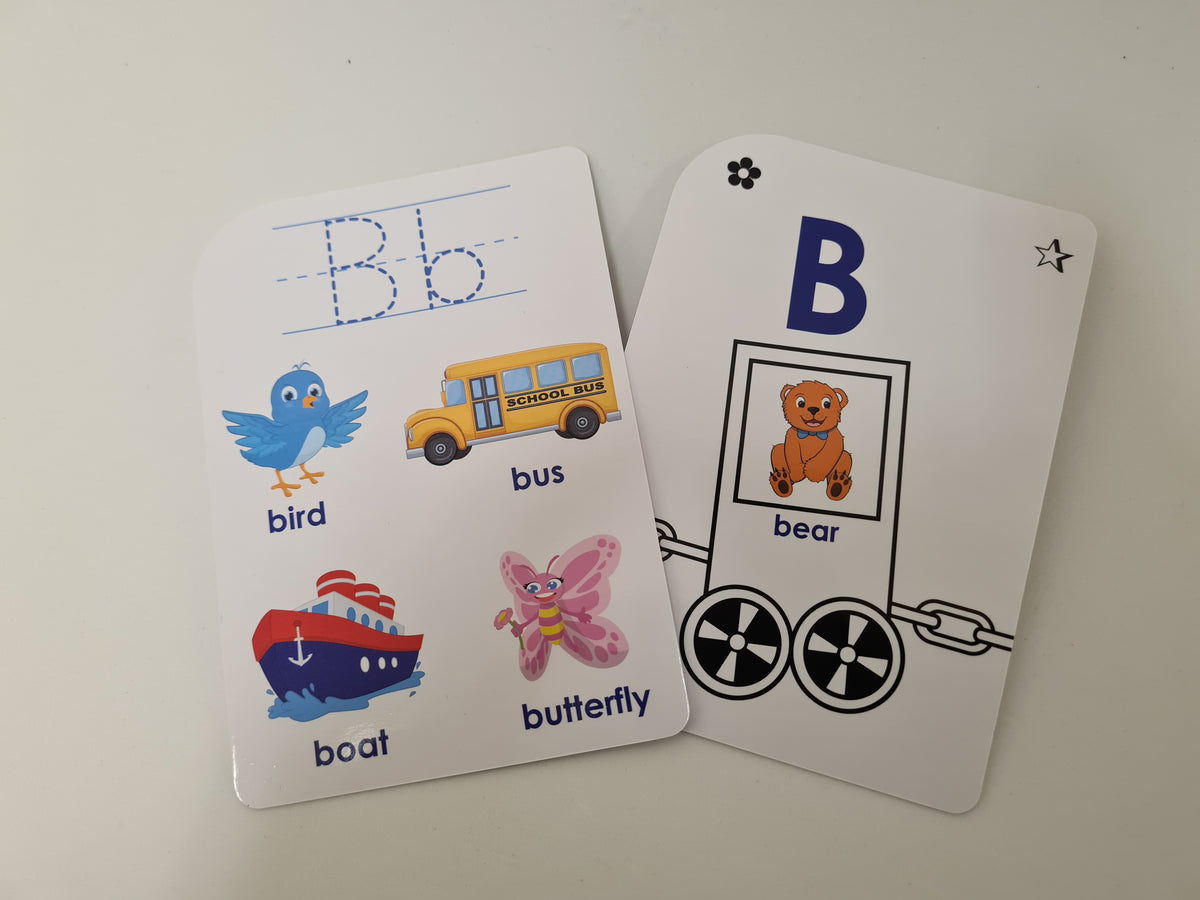 Flash Card, Alphabet and Numbers and Colours and Shapes
