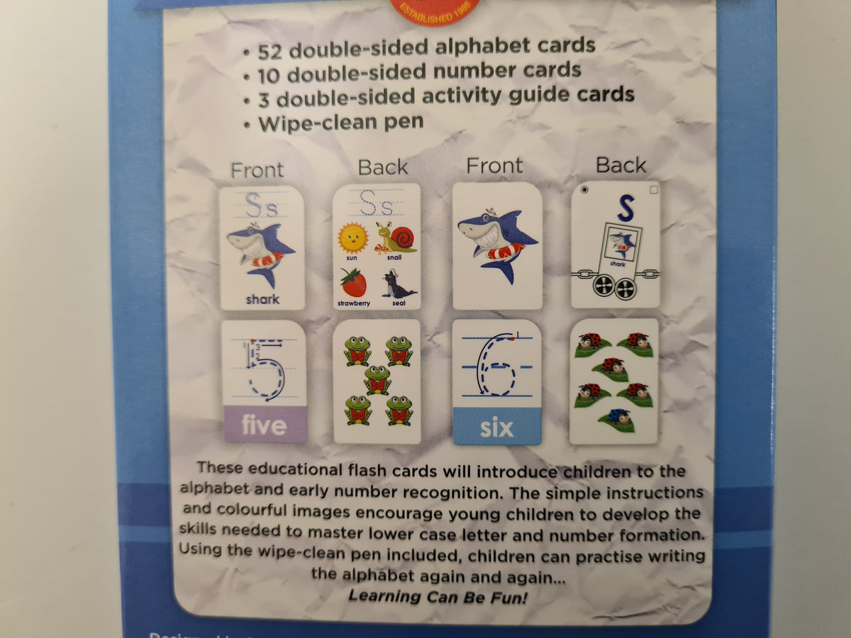 Flash Card, Alphabet and Numbers and Colours and Shapes