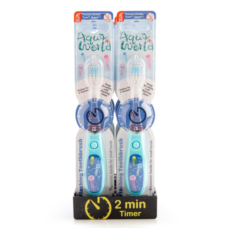 Flashing Tooth Brushes, Dino, Unicorn, Jellyfish Monsterlings